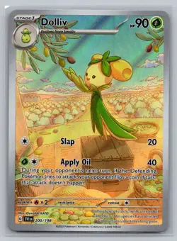 Pokemon Dolliv 200/198 SV01: Scarlet & Violet Illustration Rare Holo - Image 1