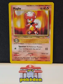 Magby 23/111 Neo Genesis Regular Pokemon TCG NM - Image 1