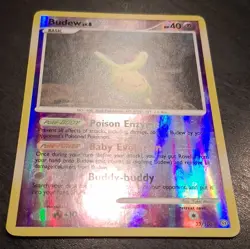 Pokemon Budew Stormfront #33/100 Reverse Holo Uncommon Basic English Yuka Morii - Image 4