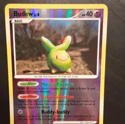 Pokemon Budew Stormfront #33/100 Reverse Holo Uncommon Basic English Yuka Morii - Image 5
