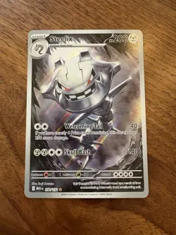 Pokemon TCG Steelix 150/132 Illustration Rare, Mega Evolution - Image 1