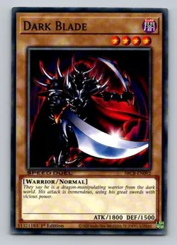 2020 Yugioh Dark Blade SBCB-EN092 1st Edition Common - Image 1