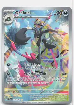 Grafaiai 223/193 Illustration Rare Paldea Evolved Pokemon Holo Near Mint - Image 1
