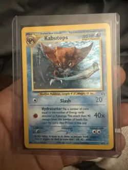 Pokemon TCG Neo Discovery Kabutops 6/75 Holo Rare HP90 English 2001 - Image 1