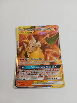 Pokemon TCG Charizard Braixen Tag Team GX Cosmic Eclipse 22/236 NM Ultra Rare - Image 1