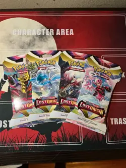 Pokemon TCG Sword & Shield Lost Origin Sleeved Booster Pack 4 Pack Art New - Image 1