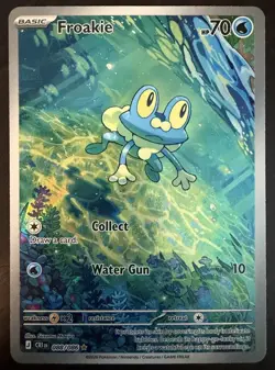Pokemon Froakie 088/086 Crown Zenith Holo Full Art Basic Water HP 70 EN - Image 1