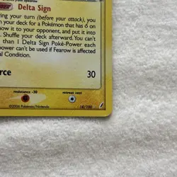 Fearow 18/100 EX Crystal Guardians 2006 Delta Species Reverse Holo Rare 60 HP - Image 2