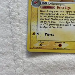 Fearow 18/100 EX Crystal Guardians 2006 Delta Species Reverse Holo Rare 60 HP - Image 3