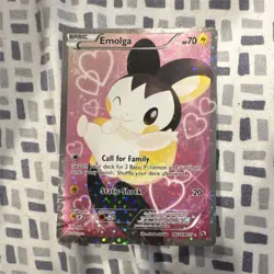 Pokemon Emolga RC23/RC25 Legendary Treasures Radiant Collection Holo Full Art - Image 1