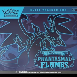 Pokemon TCG: Mega Evolution—Phantasmal Flames Elite Trainer Box (1 Full-Art Prom - Image 4
