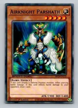 2020 Yugioh Airknight Parshath SBCB-EN132 1st Edition Common - Image 1