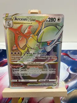 Arceus VSTAR Rainbow 176/172 – Deutsch – Pokemon Brilliant Stars – Near Mint+ - Image 1