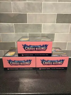 Pokemon TCG Chaos Rising Elite Trainer Box ETB Pokemon Center - Small Tears - Image 5