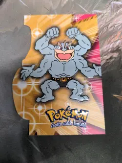 Pokemon TV Animation Series 3 Die Cut Machamp #68 3 EVO12 Topps Blue Logo - Image 1