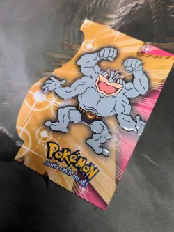 Pokemon TV Animation Series 3 Die Cut Machamp #68 3 EVO12 Topps Blue Logo - Image 3