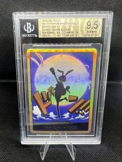 One Piece Best Premium Booster Vol 2 Carrot Don!! Alt Art Gold BGS 9.5 - Image 1
