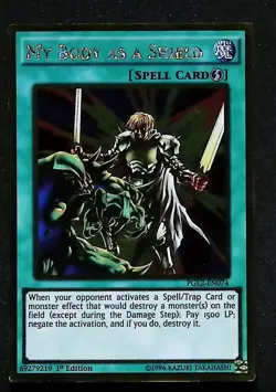 LP My Body as a Shield - PGL2-EN074 - Gold Rare - 1st Edition - Yugioh - Image 1