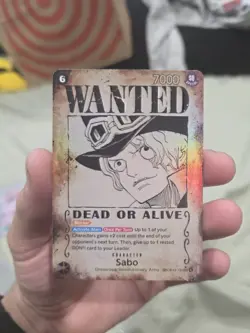 One Piece TCG Sabo 120 Wanted Poster Carrying On His Will OP13 - Image 3