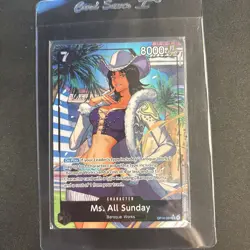 2026 One Piece TCG Ms. All Sunday OP14-084 SR Alternate Alt Art - Image 1