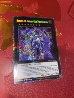Yugioh! Number 90: Galaxy-Eyes Photon Lord Starlight Rare Near Mint MP25-EN033 - Image 1