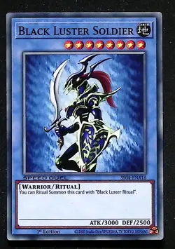 Black Luster Soldier - SS04-ENA16 - Common - 1st Edition - Yugioh - Image 1