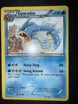 Pokemon Gyarados TCG 24/124 Dragons Exalted Non-Holo Card LP - Image 1