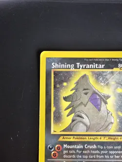 Pokemon TCG Shining Tyranitar Neo Destiny Holo Card 113/105 Unlimited MP - Image 3