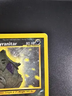 Pokemon TCG Shining Tyranitar Neo Destiny Holo Card 113/105 Unlimited MP - Image 4