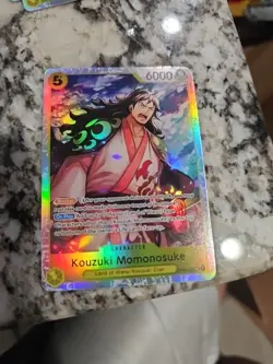 Kozuki Momonosuke OP06-107 SR Wings of Captain - ONE PIECE Card Game Japanese NM - Image 1