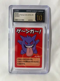 2019 Pokemon Japanese Gengar Old Maid Card CGC Pristine 10 - Image 1