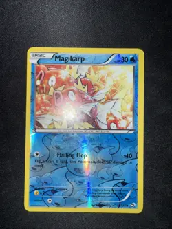 Pokemon TCG Magikarp Reverse Holo Legendary Treasures Card 30/113 MP - Image 1