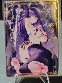 Raiden Genshin Impact Waifu Premium Metal Card Anime Goddess Story - Image 1