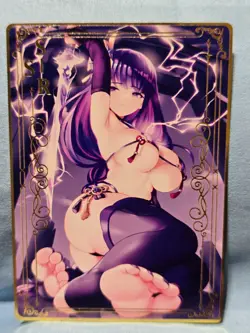 Raiden Genshin Impact Waifu Premium Metal Card Anime Goddess Story - Image 2