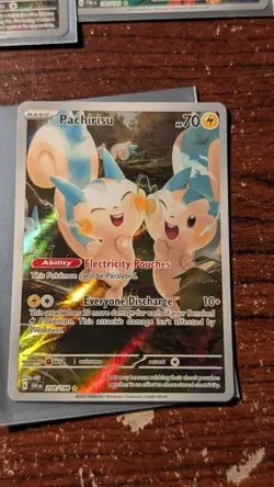 Pokemon Card Illustration Rare Lot (MP+/LP) Heracross Florgato Pachirisu - Image 5