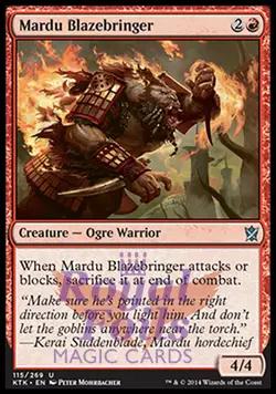 Mardu Blazebringer 4x FOIL MTG KTK Khans of Tarkir Uncommon MINT red - Image 1