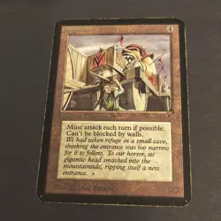 MTG Alpha "Juggernaut" 1993 Magic The Gathering HP Condition - Image 3