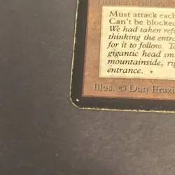 MTG Alpha "Juggernaut" 1993 Magic The Gathering HP Condition - Image 4