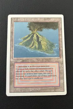 Volcanic Island Revised Edition MTG Magic the Gathering - Image 1