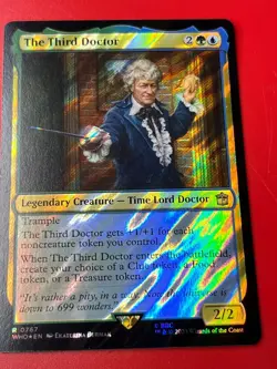1x SURGE FOIL THE THIRD DOCTOR - Doctor Who - MTG - Magic the Gathering - Image 1