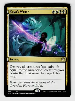 MTG, Commander: Dominaria United, Kaya's Wrath, Normal, No.155, R Sorcery - Image 1