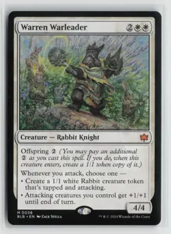 Warren Warleader 0038 Bloomburrow BLB MTG Magic - Image 1