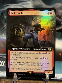 MTG | Zell Dincht (Extended Art) [FINAL FANTASY] ✨FOIL✨ - Image 1