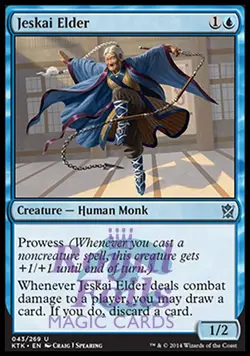 Jeskai Elder 2x FOIL MTG KTK Khans of Tarkir Uncommon MINT blue human - Image 1
