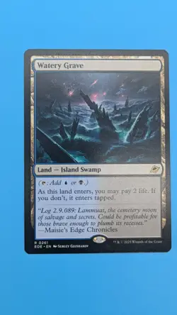 MTG Watery Grave - Rare Shock Land - Edge of Eternities EOE Magic the Gathering - Image 1