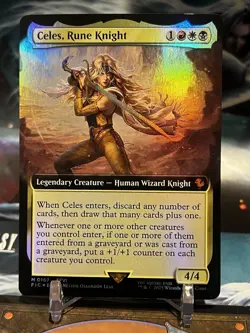 MTG | Celes, Rune Knight (Extended Art) [FINAL FANTASY] ✨FOIL✨ - Image 1