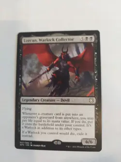 MTG Commander AFC Lorcan, Warlock Collector 027/062 Magic the Gathering - Image 1