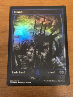 MTG Innistrad Crimson Vow - Island - VOW 270 - Showcase FOIL - Image 1