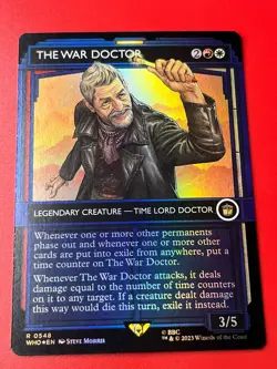 1x FOIL SHOWCASE THE WAR DOCTOR - Doctor Who - MTG - Magic the Gathering - Image 1