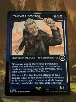 1x SHOWCASE THE WAR DOCTOR - Doctor Who - MTG - Magic the Gathering - Image 1
